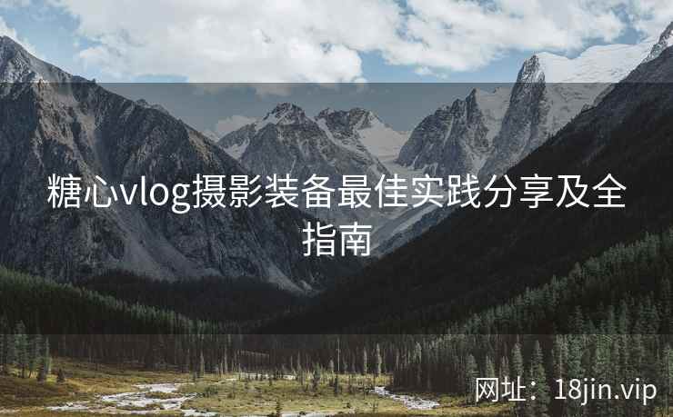 糖心vlog摄影装备最佳实践分享及全指南  第2张