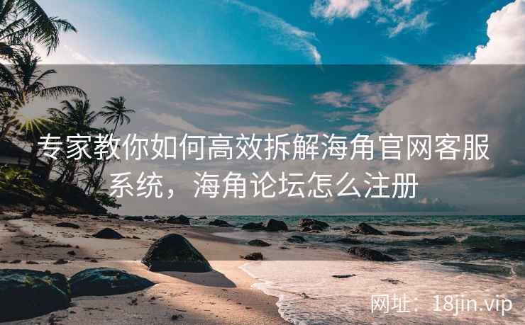 专家教你如何高效拆解海角官网客服系统，海角论坛怎么注册