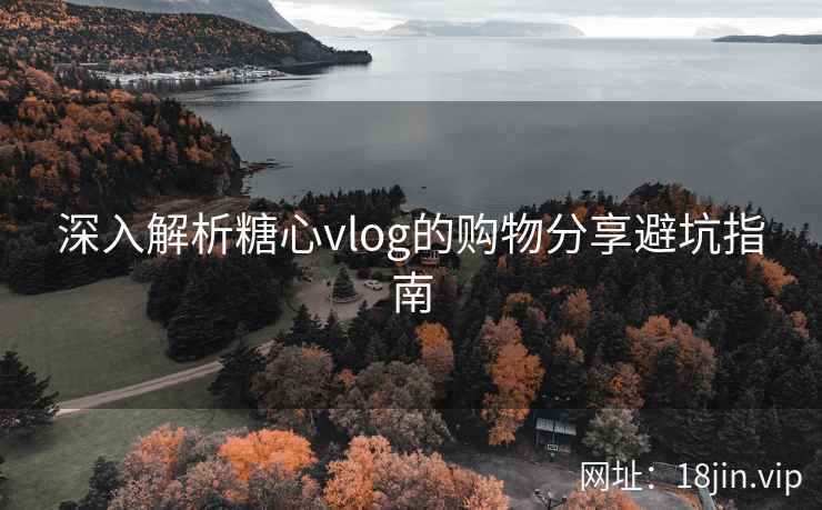 深入解析糖心vlog的购物分享避坑指南  第2张