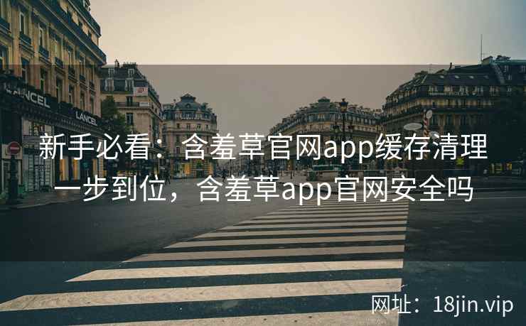 新手必看：含羞草官网app缓存清理一步到位，含羞草app官网安全吗  第1张